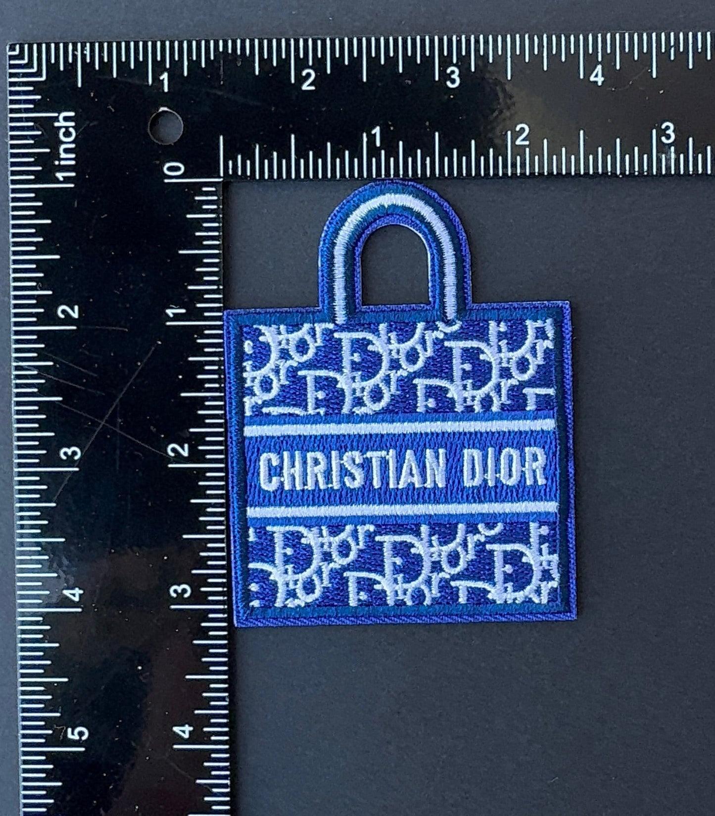Iron on C.D Purse Patch
