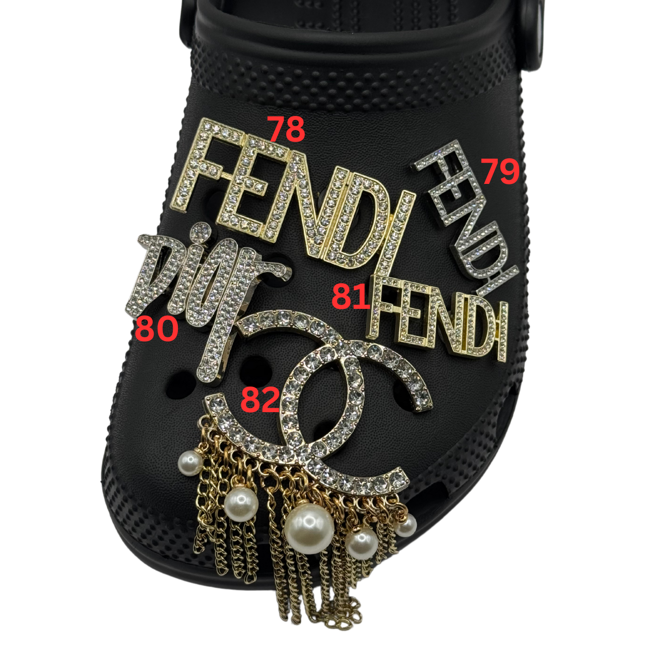 Luxury Bling Shoe Charms 01 - 100