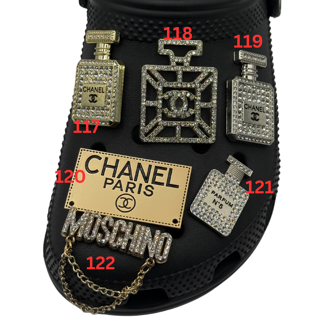 Luxury Bling Shoe Charms 100-199