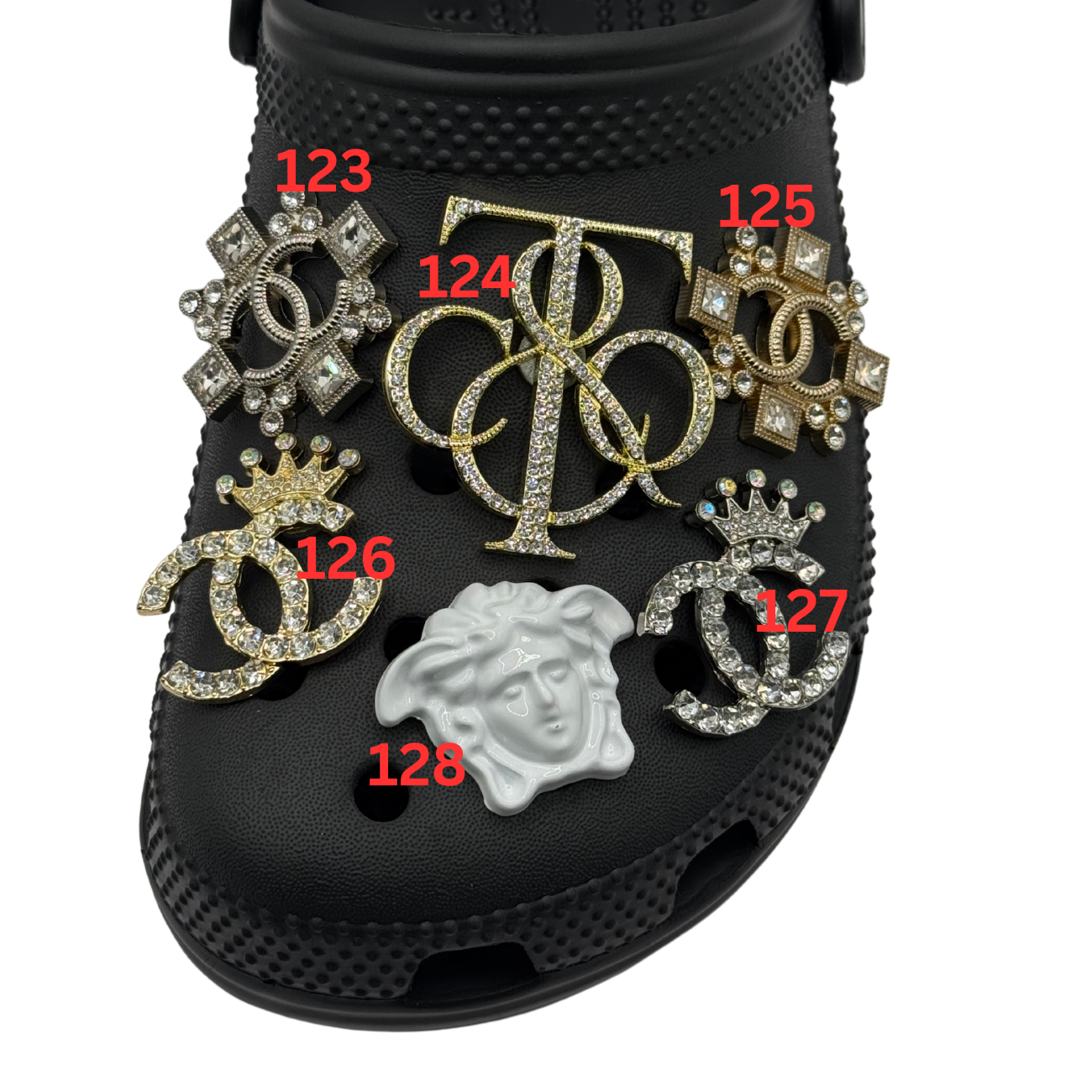 Luxury Bling Shoe Charms 100-199