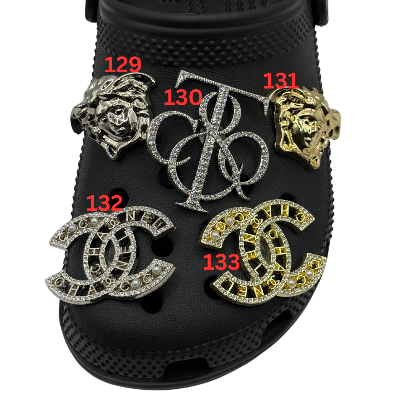 Luxury Bling Shoe Charms 100-199