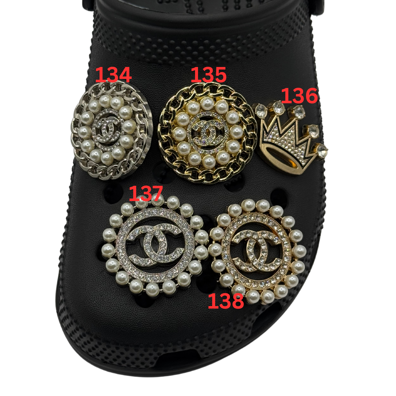 Luxury Bling Shoe Charms 100-199