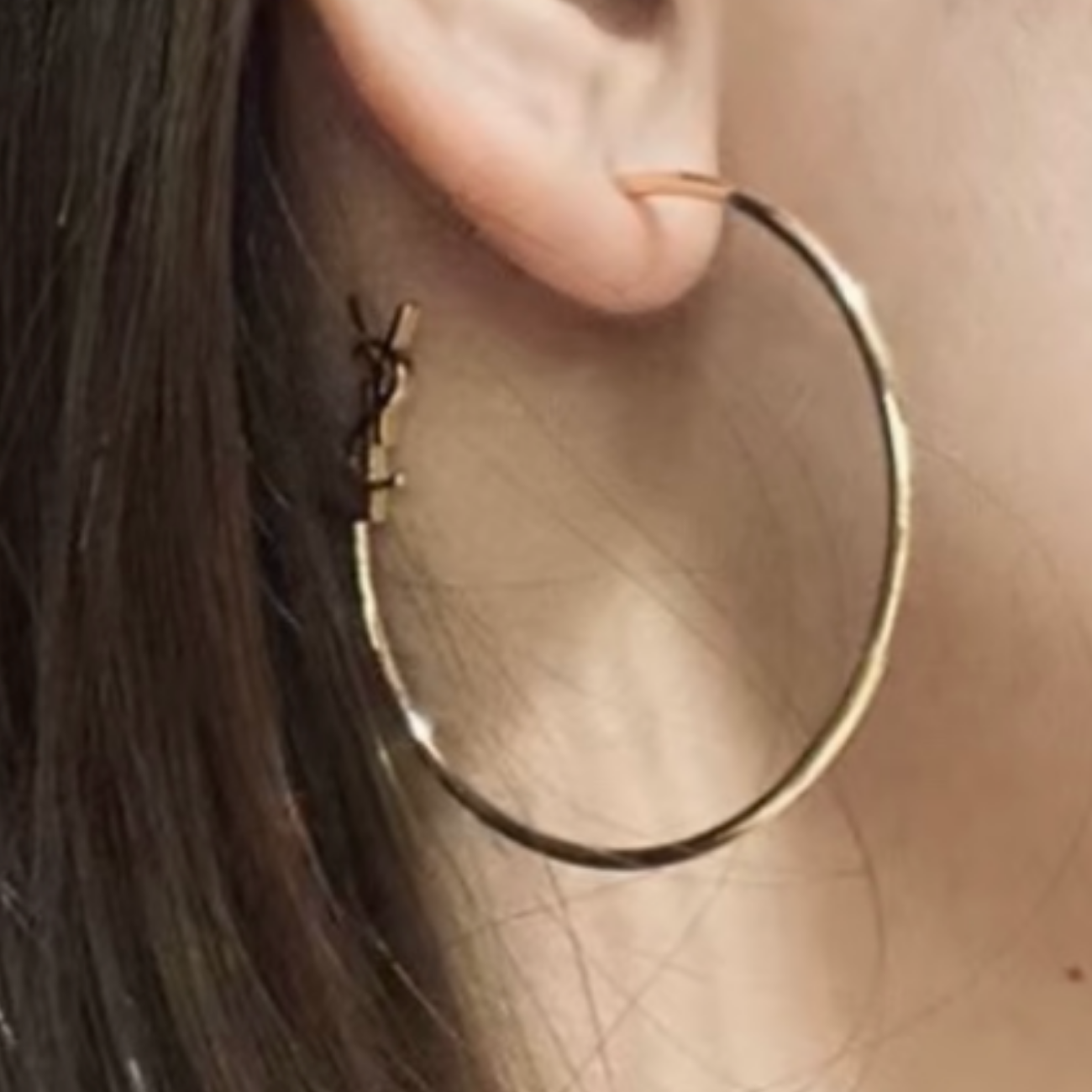 High Quality Luxury Hoop Women's Earrings - Gold
