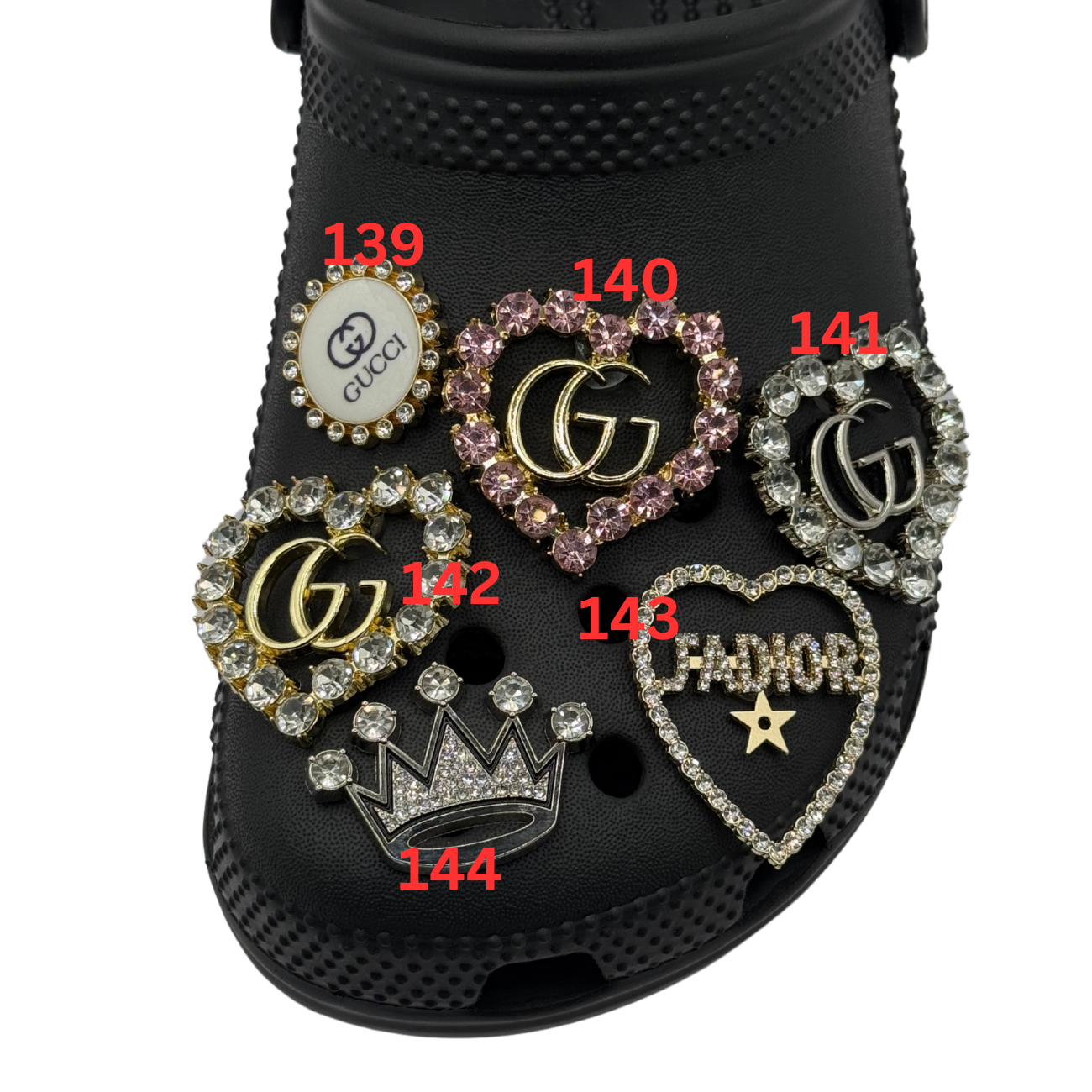 Luxury Bling Shoe Charms 100-199