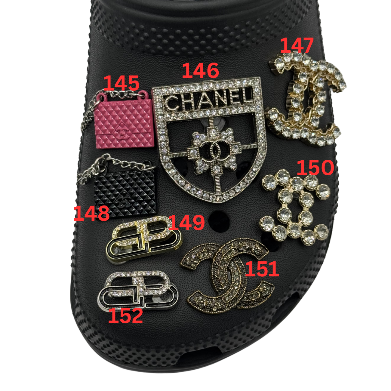 Luxury Bling Shoe Charms 100-199