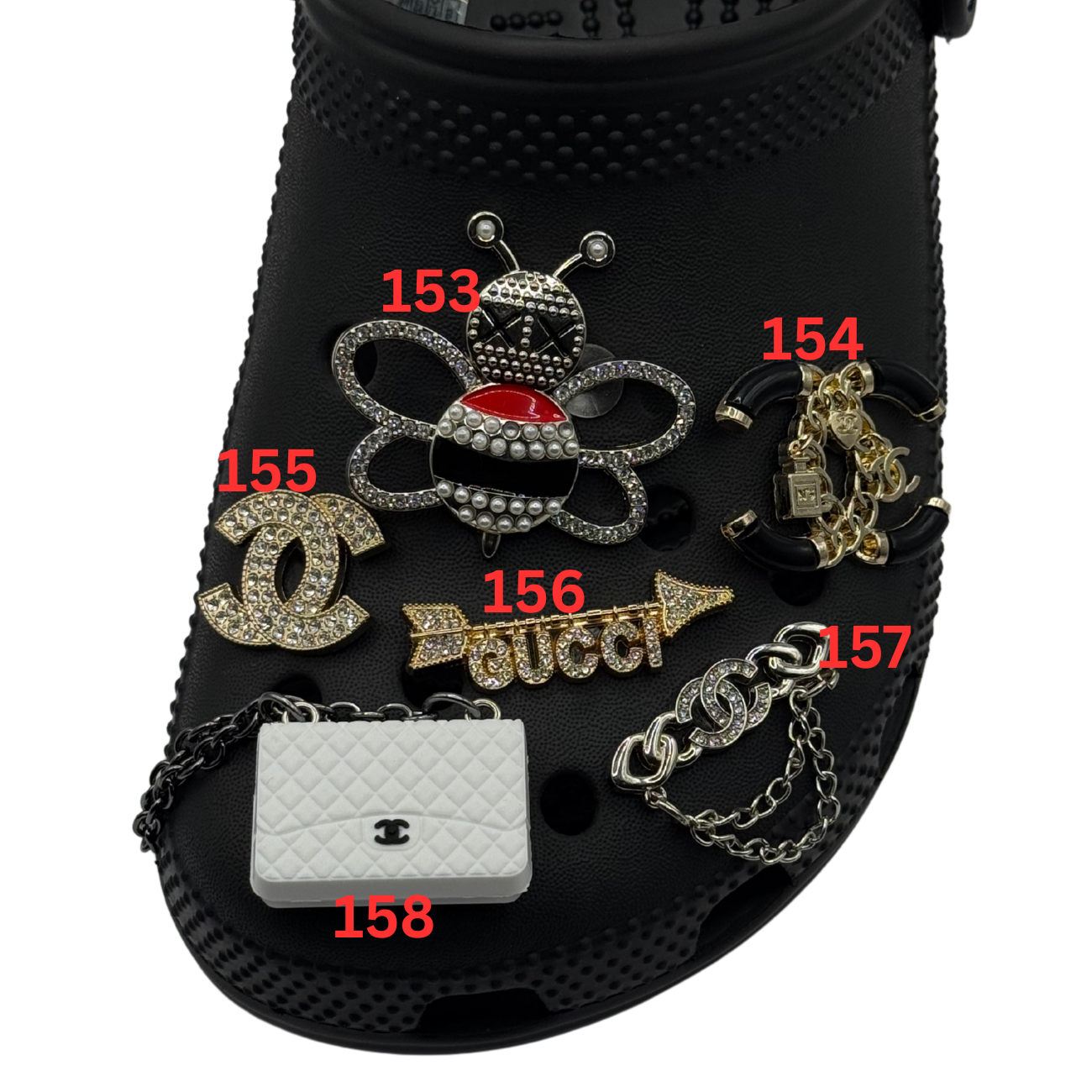Luxury Bling Shoe Charms 100-199