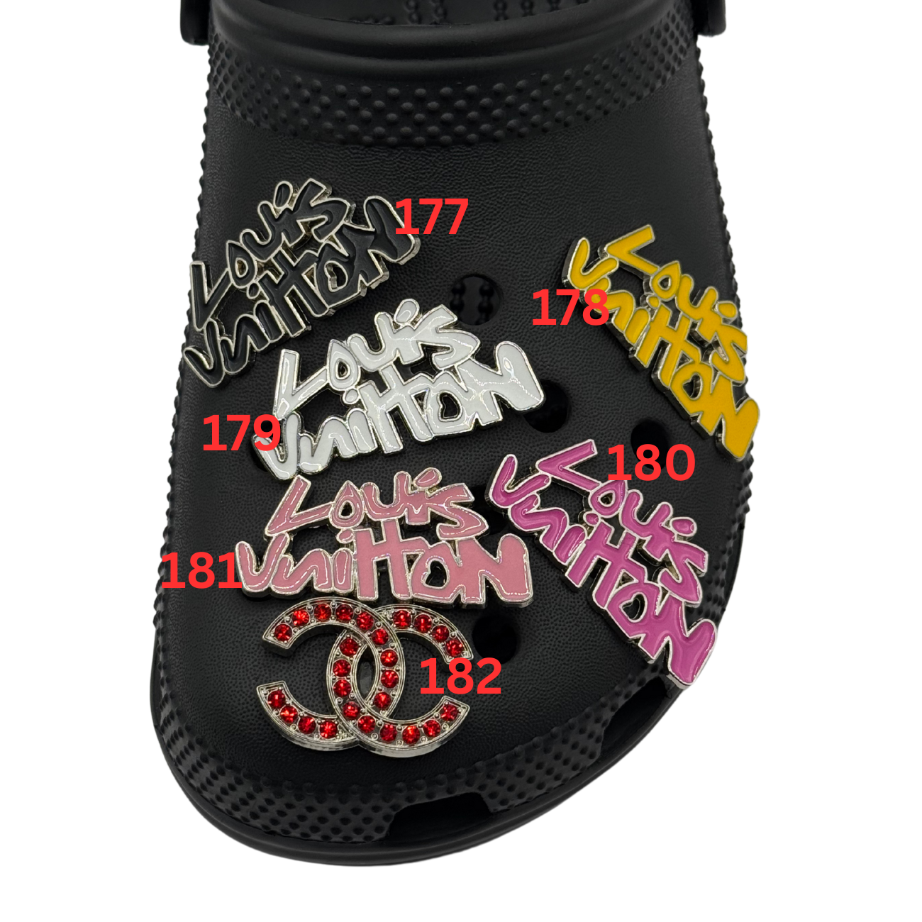 Luxury Bling Shoe Charms 100-199