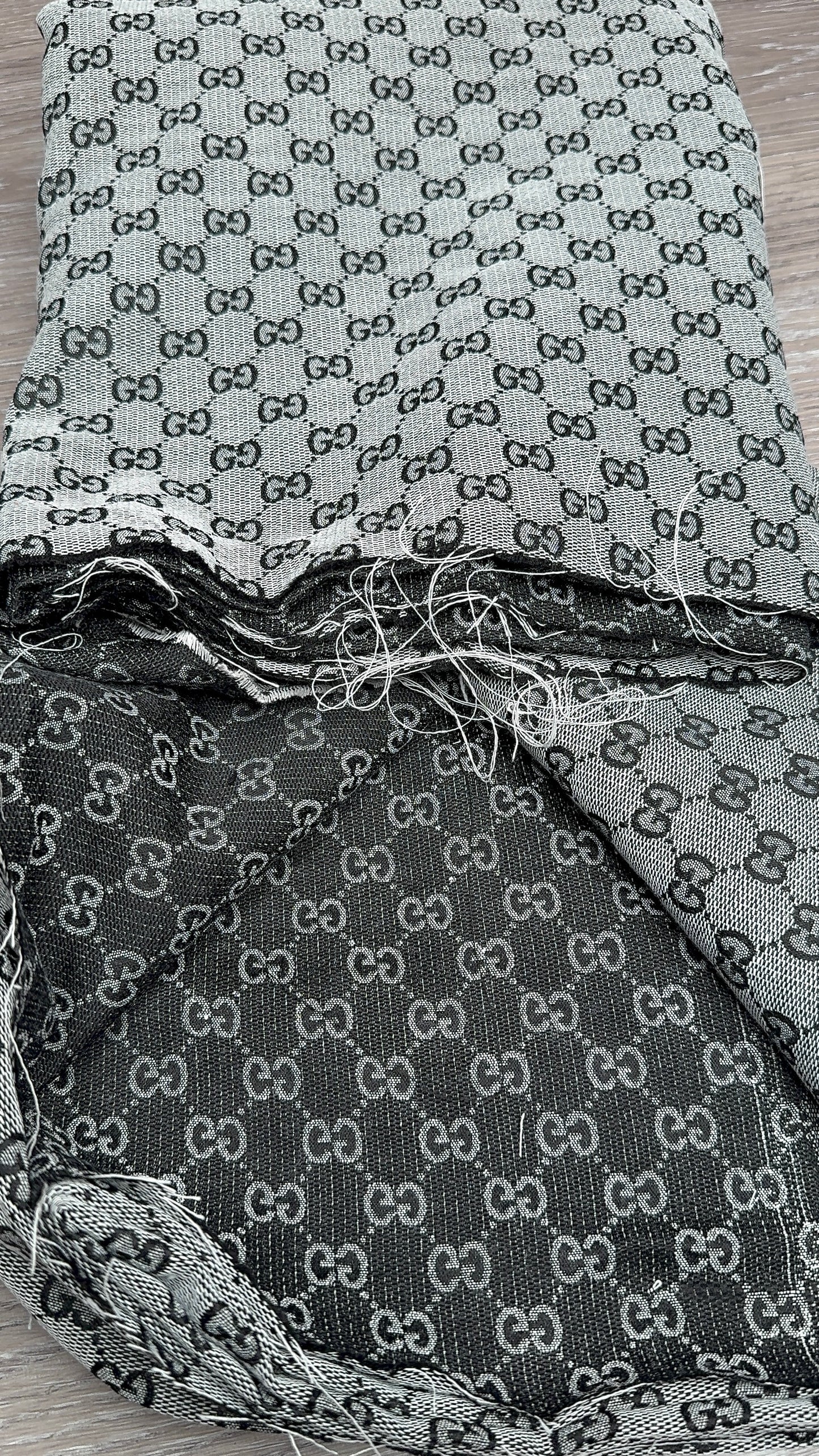 Two tone G.G Designer Inspired Jacquard Fabric