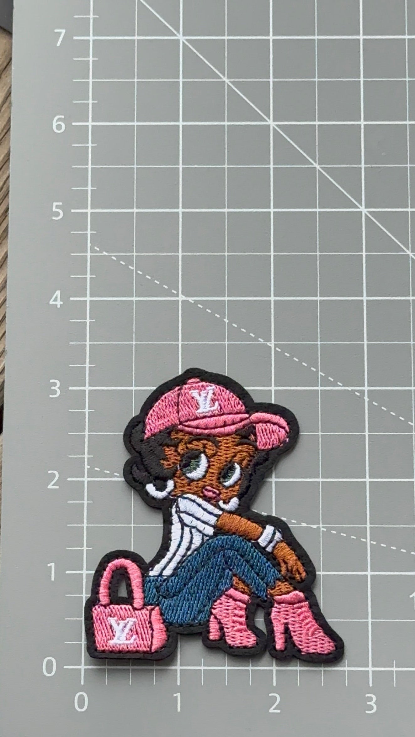 L.V Betty Pink hat Patch