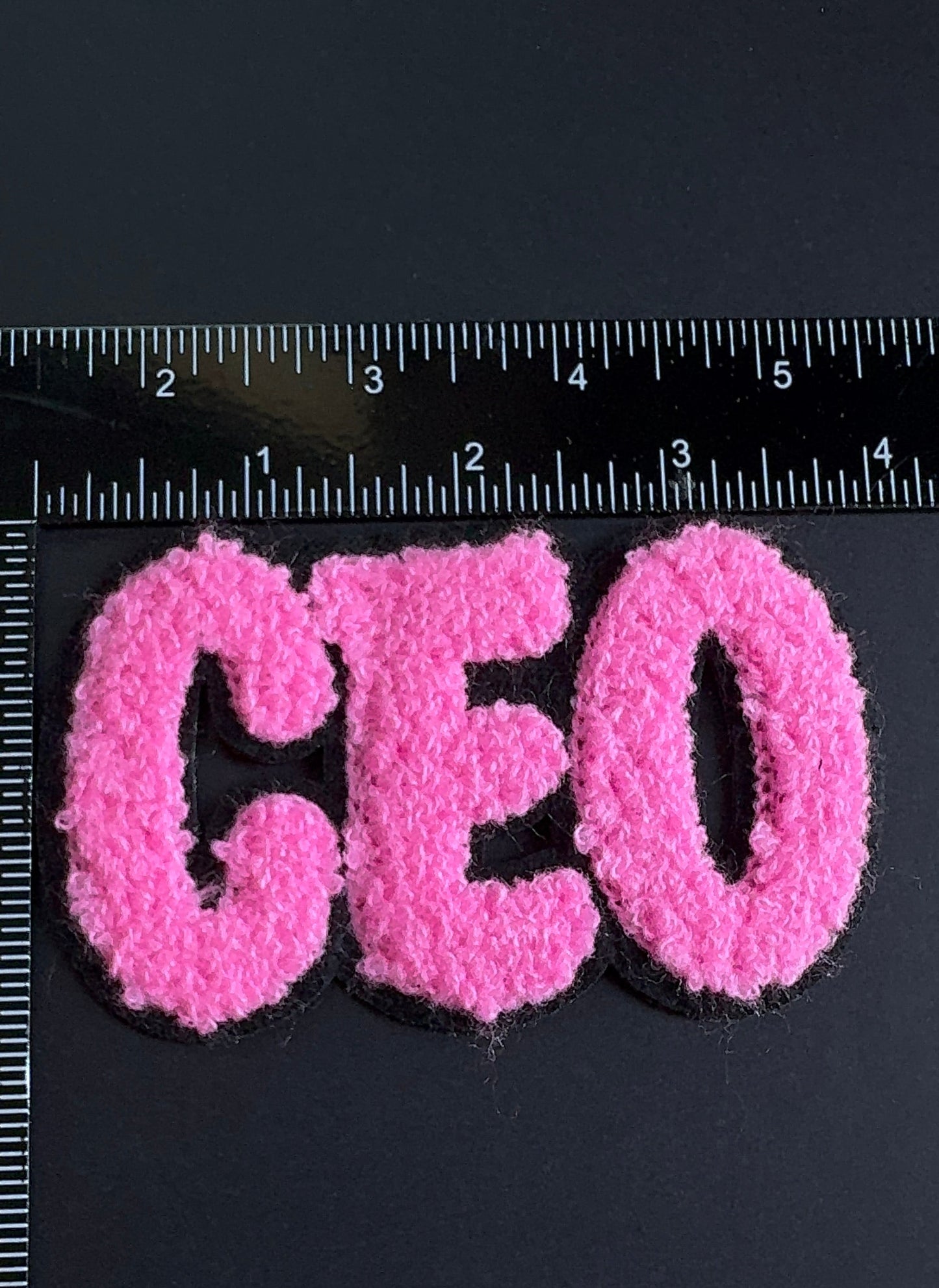 CEO pink patch