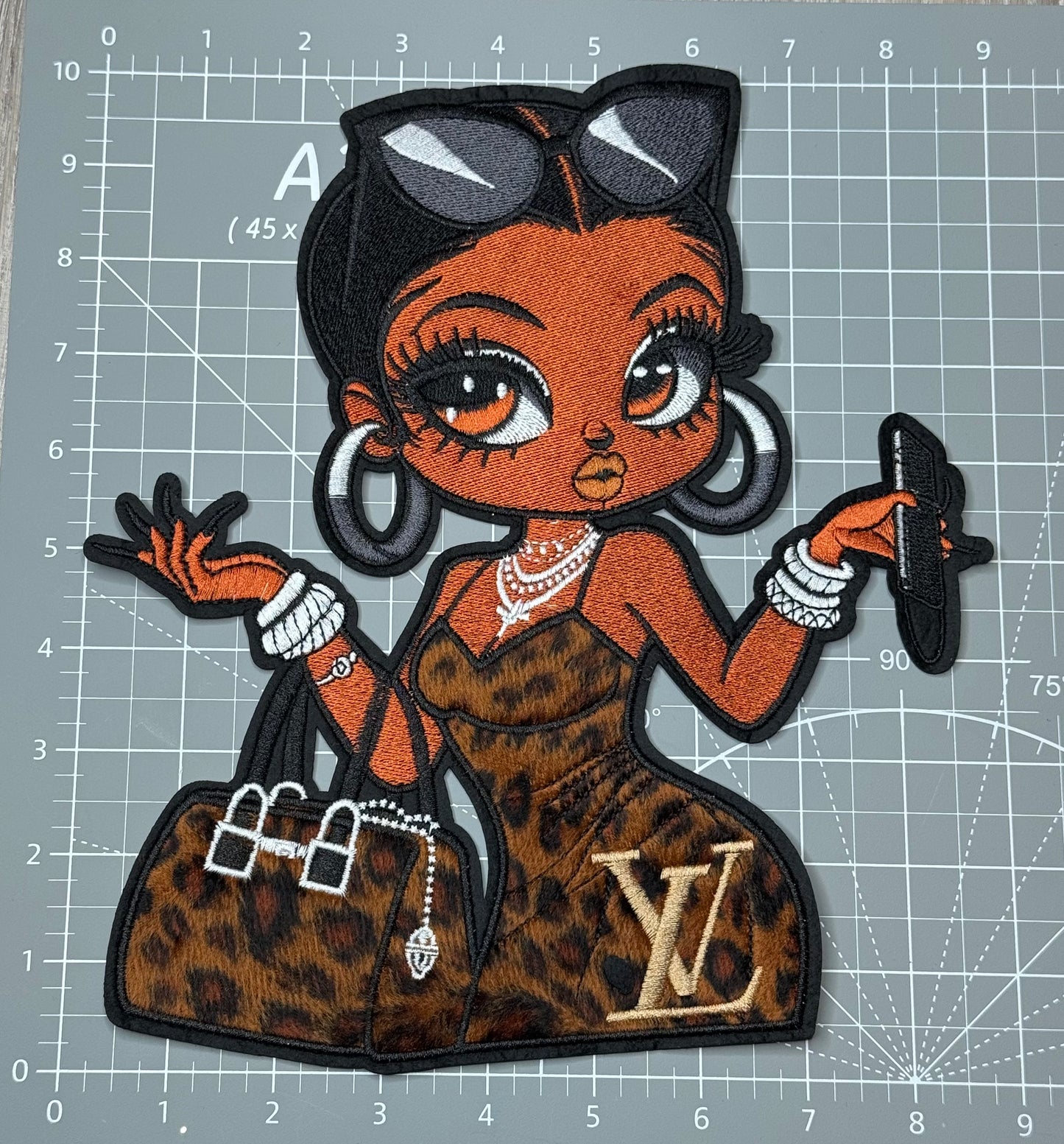 XL animal print dress Baddie patch