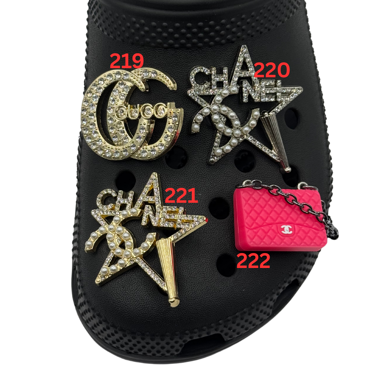 Luxury Bling Shoe Charms 200 - 262