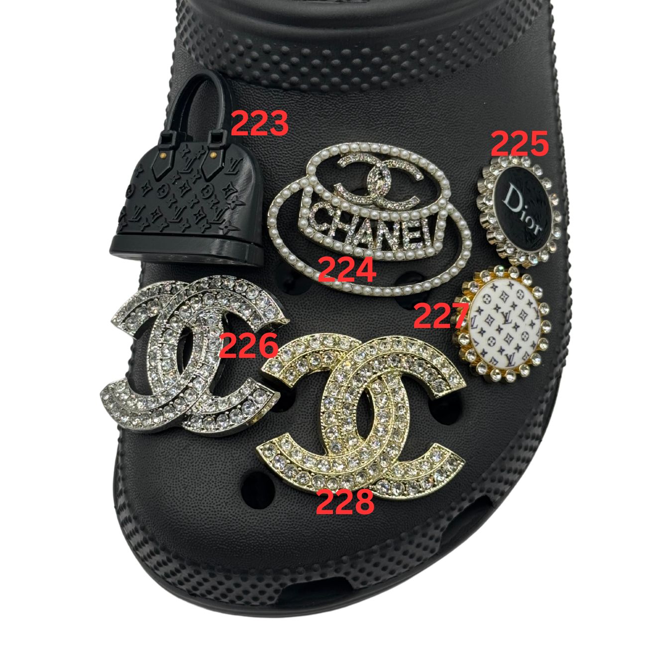 Luxury Bling Shoe Charms 200 - 262