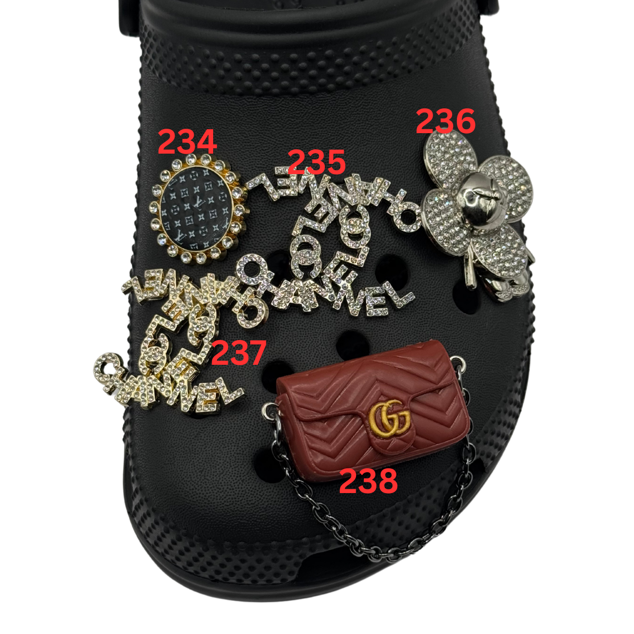 Luxury Bling Shoe Charms 200 - 262