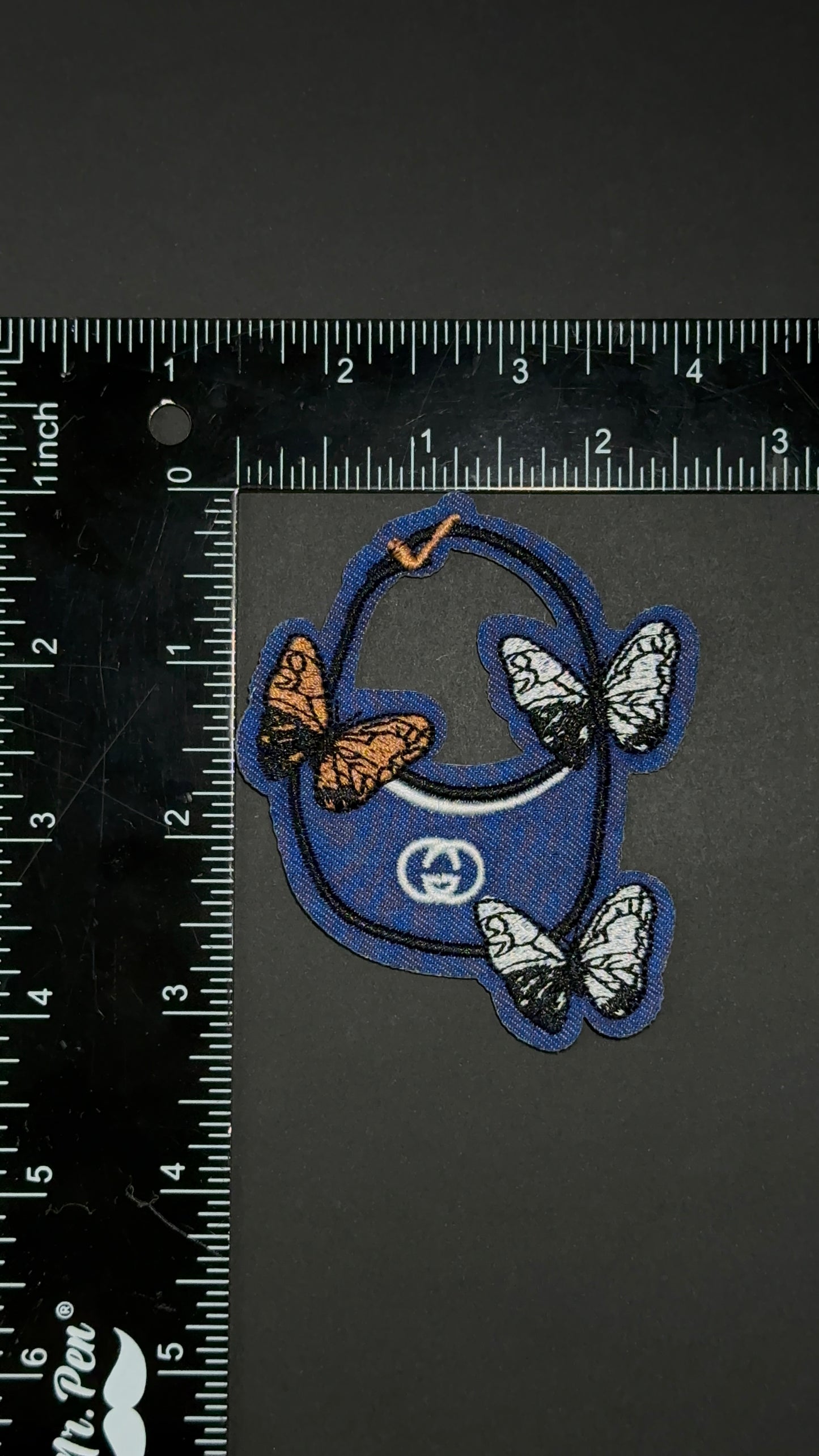 Denim Iron-on embroidery Patch