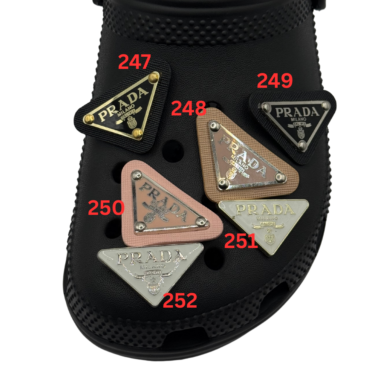 Luxury Bling Shoe Charms 200 - 262