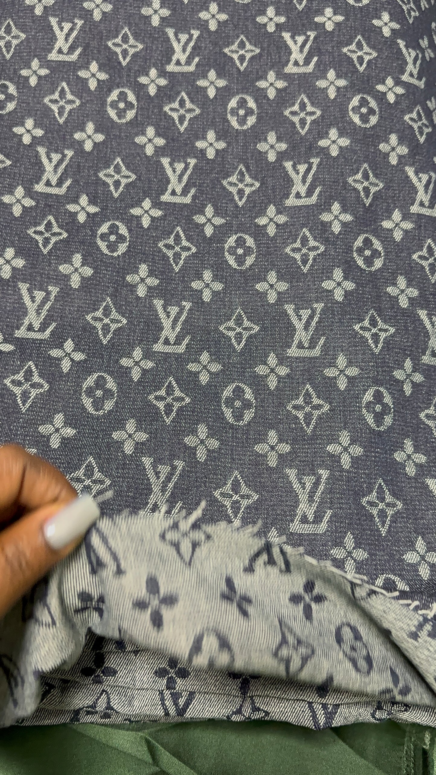 L. Denim Fabric (Dark wash)