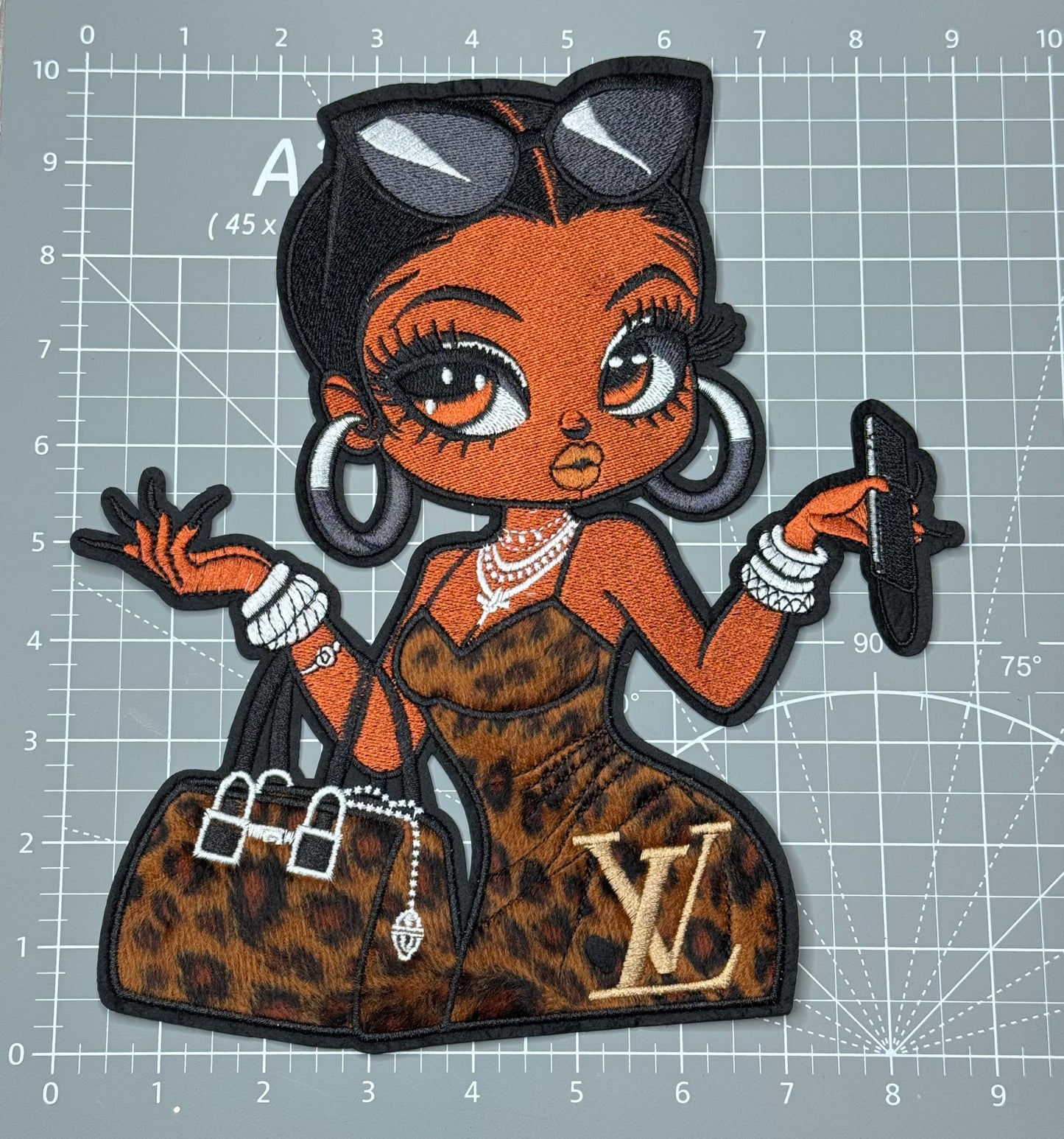 XL animal print dress Baddie patch