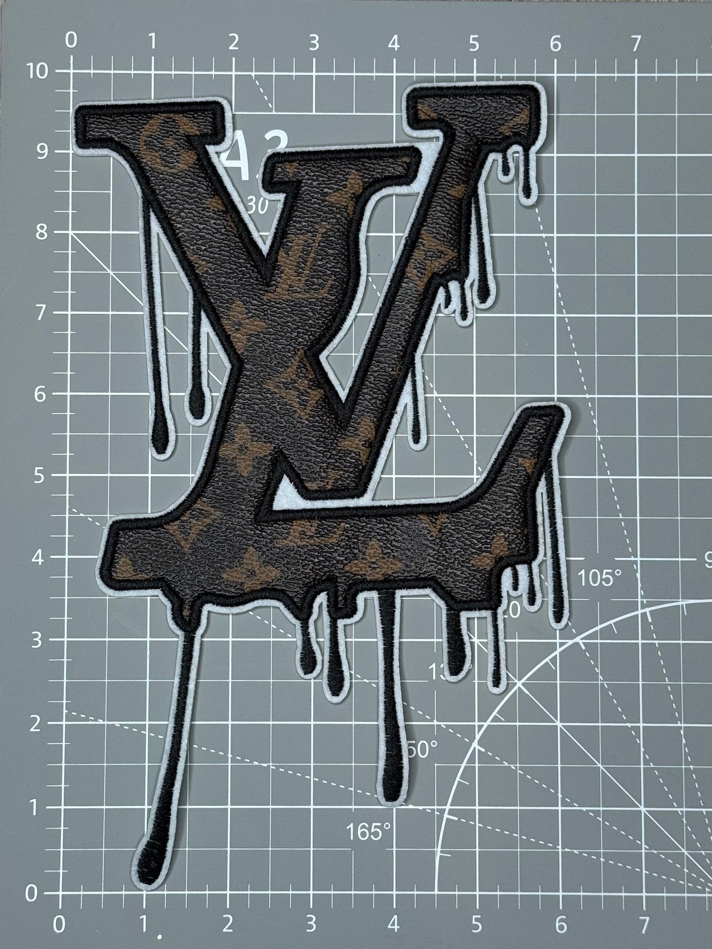 XL Leather drip patch