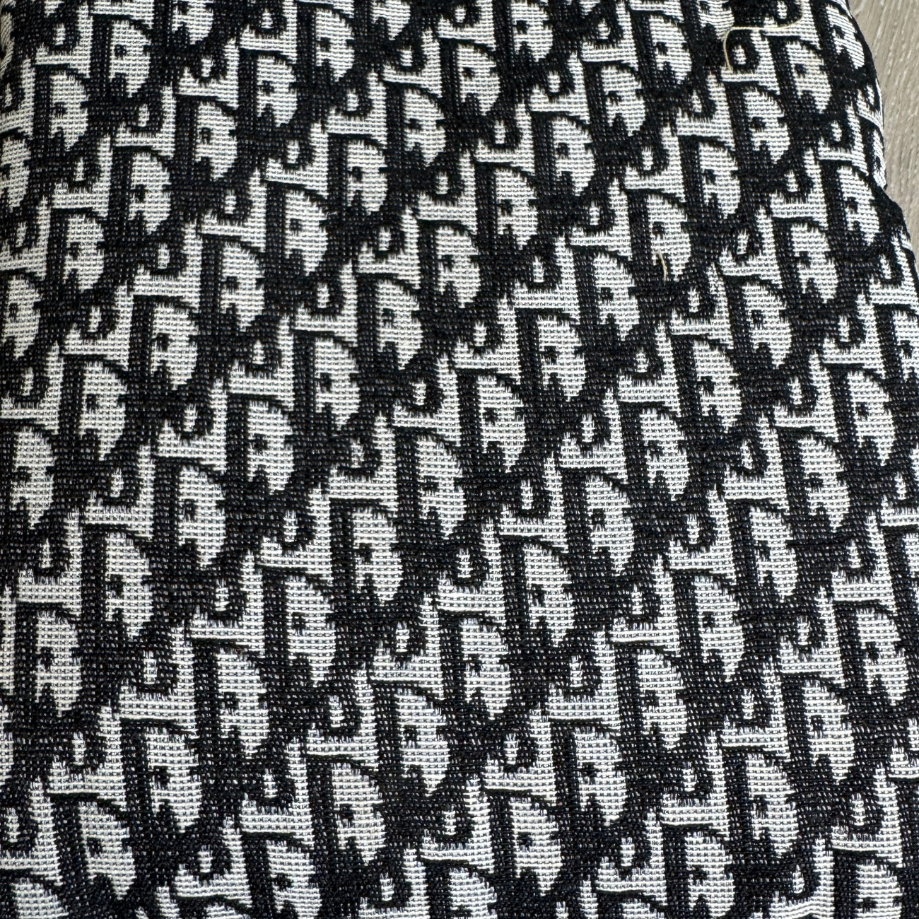 CD Jacquard Monogram Fabric - Black