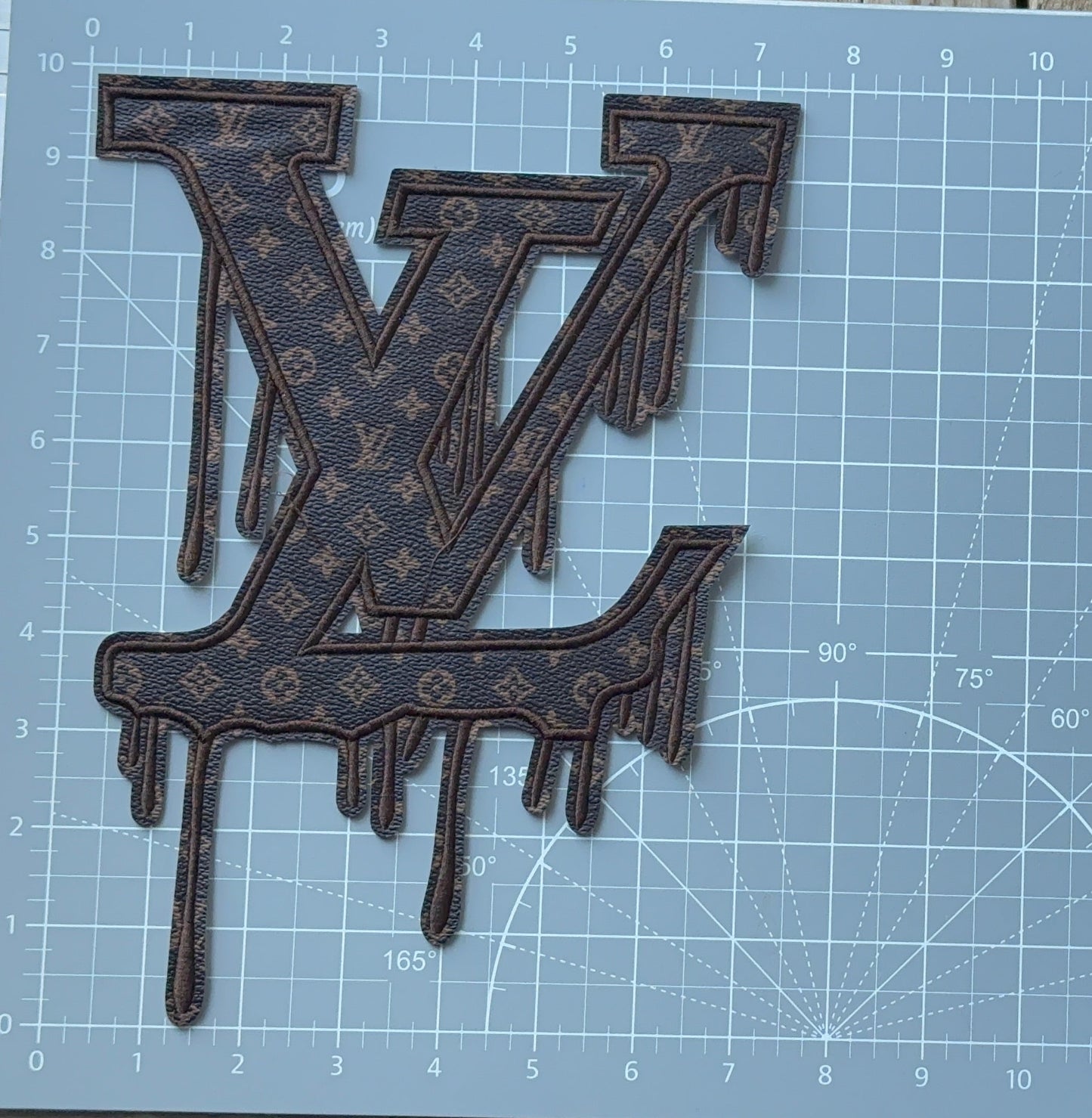 XL Leather drip patch