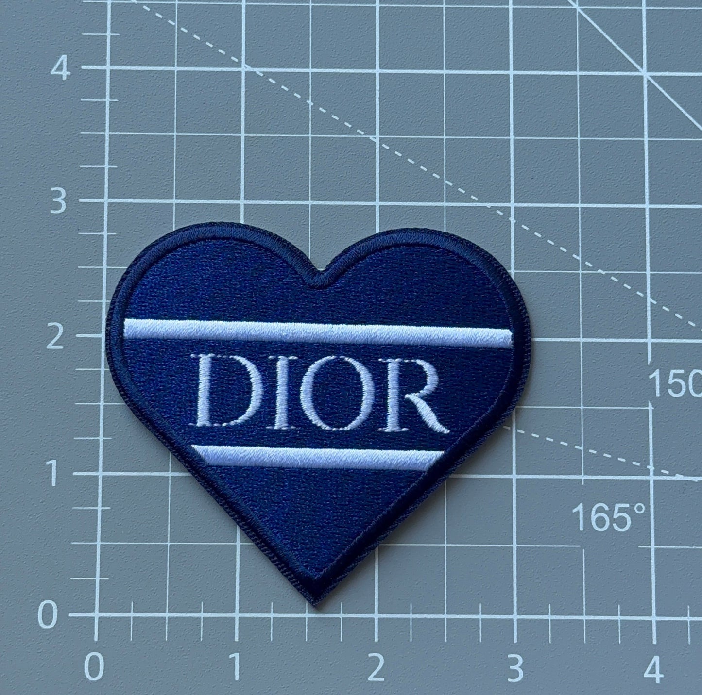 Blue C.D Heart Patch