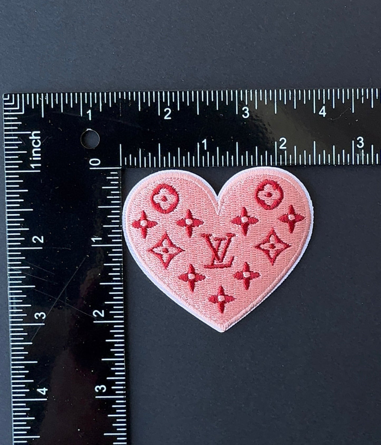Pink Heart L.V Patch