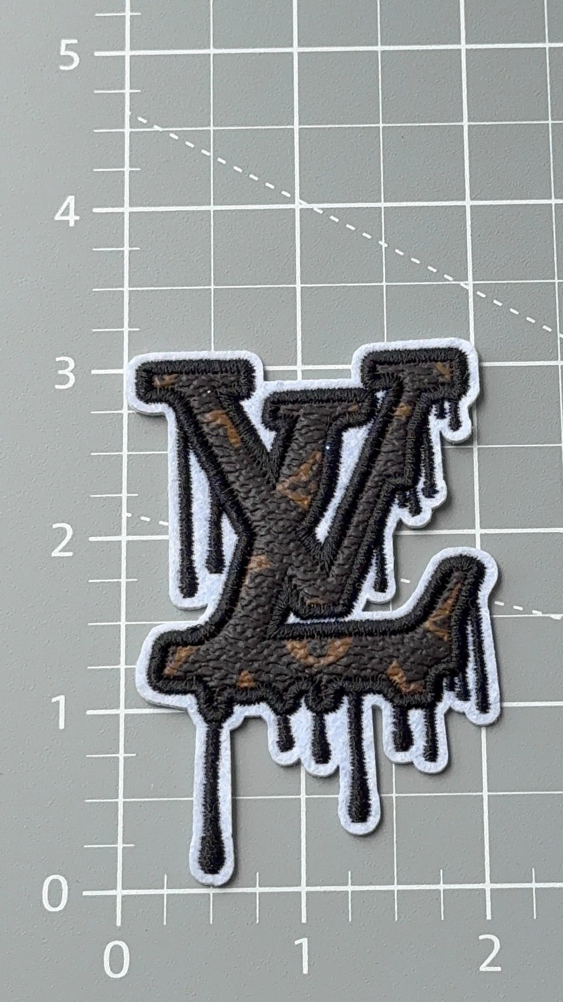 Brown L Drip Patch