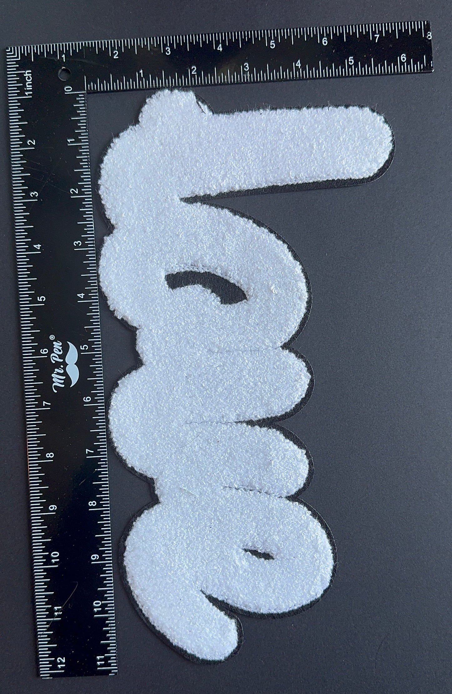 XL Iron on Love Patch