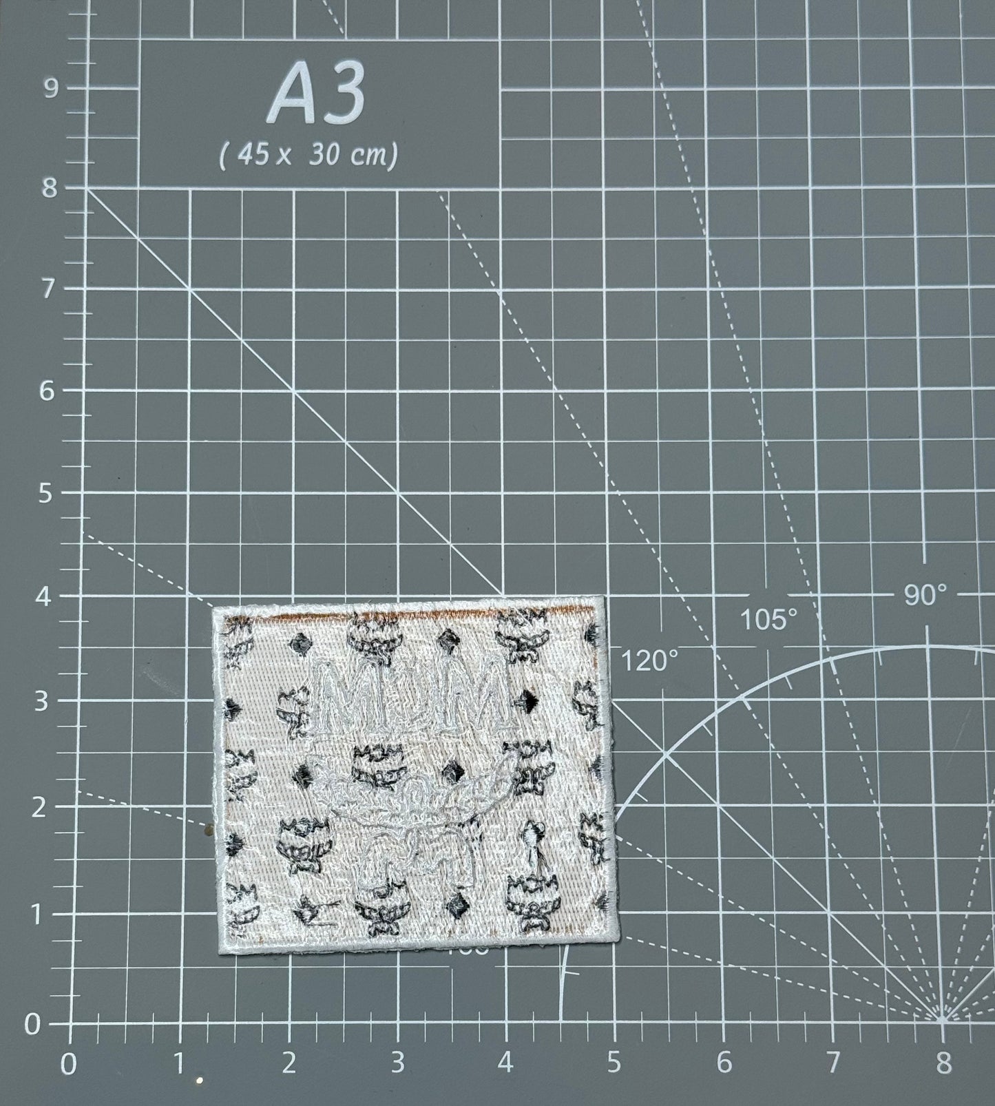 MCM iron on patch