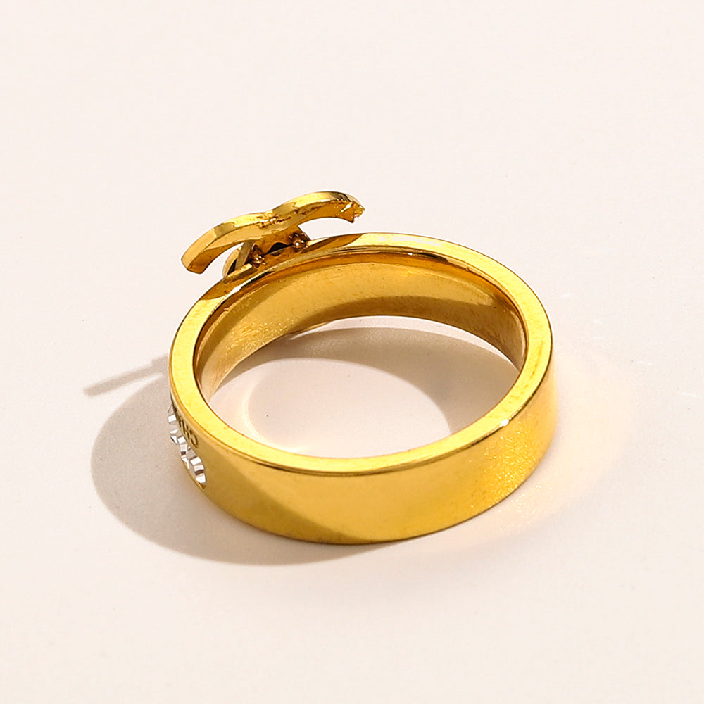 High Quality C.C Gold plated ring