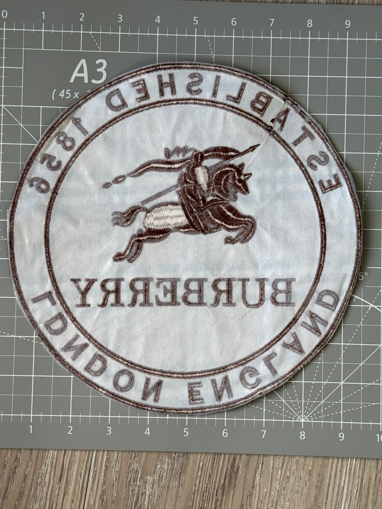 B.B Bold Iron on Patch