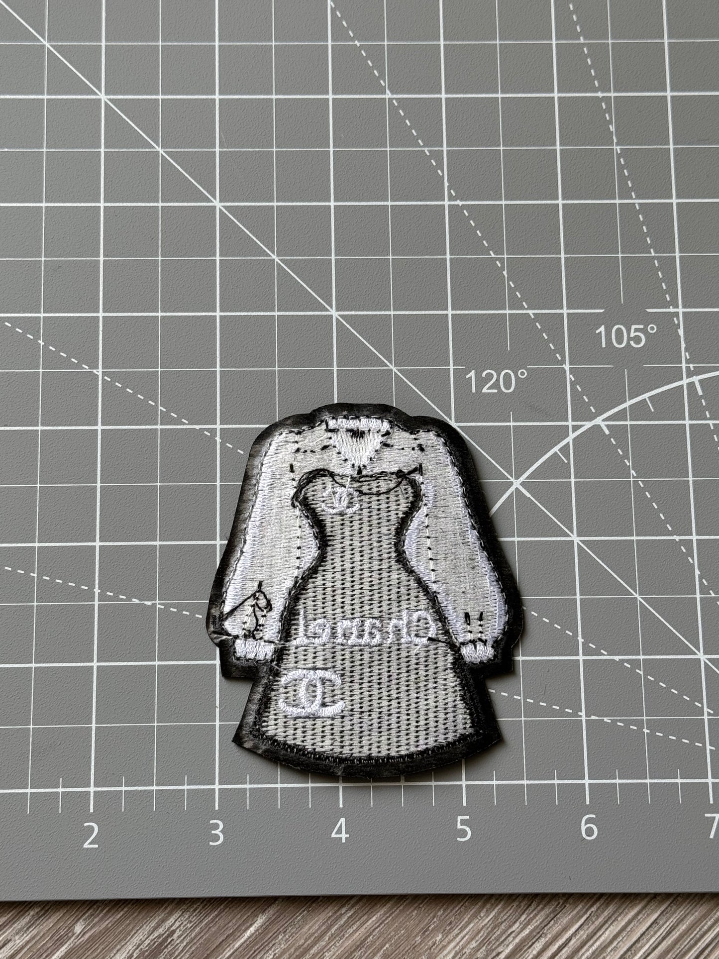 Black Dress Patch