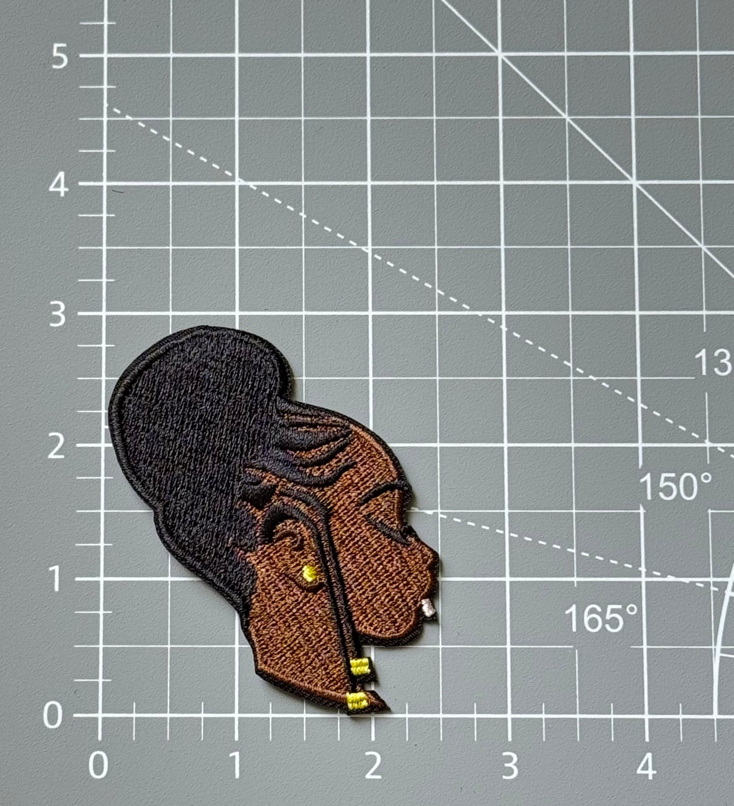 Black Woman Updo Patch