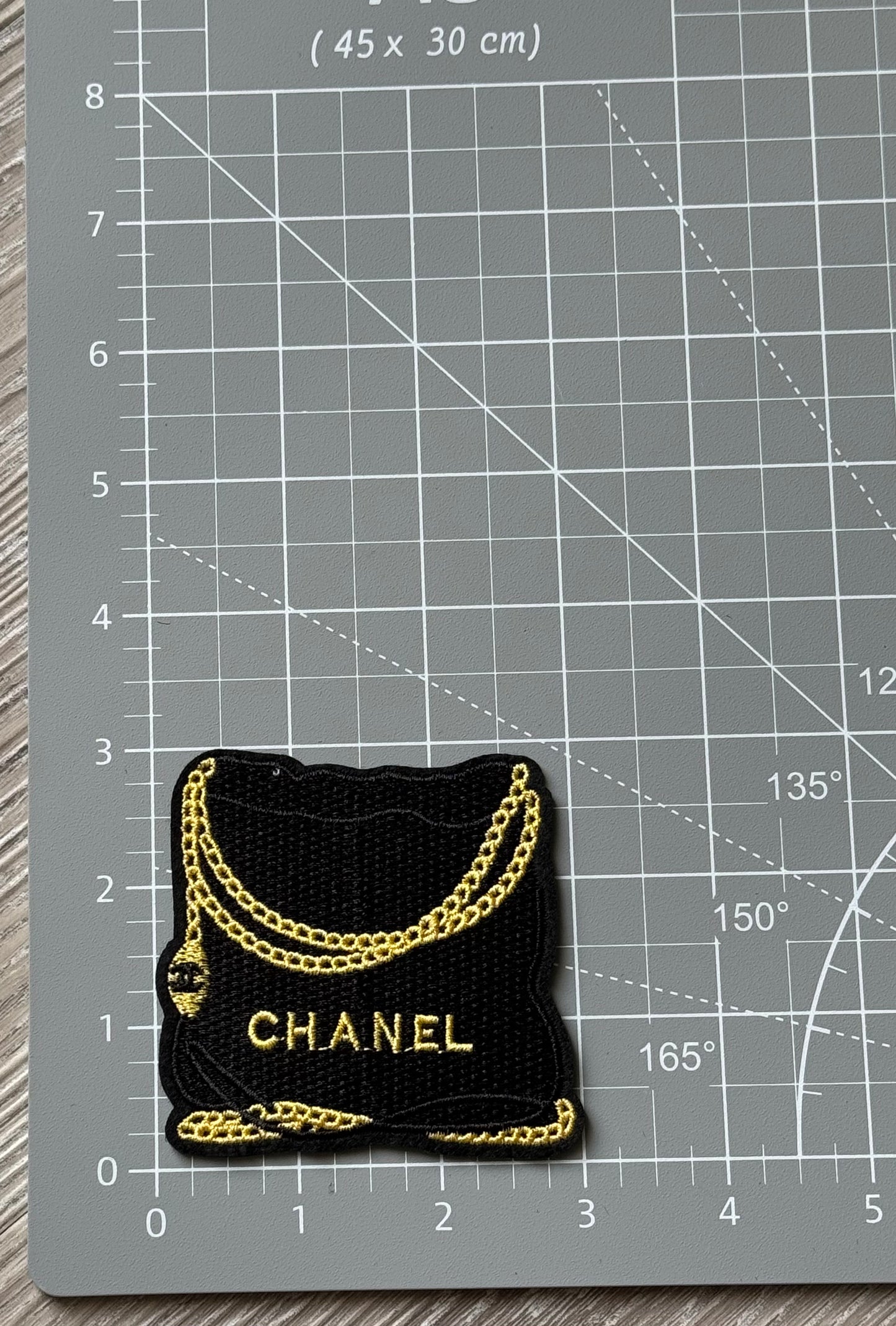 Black C.C Purse Patch