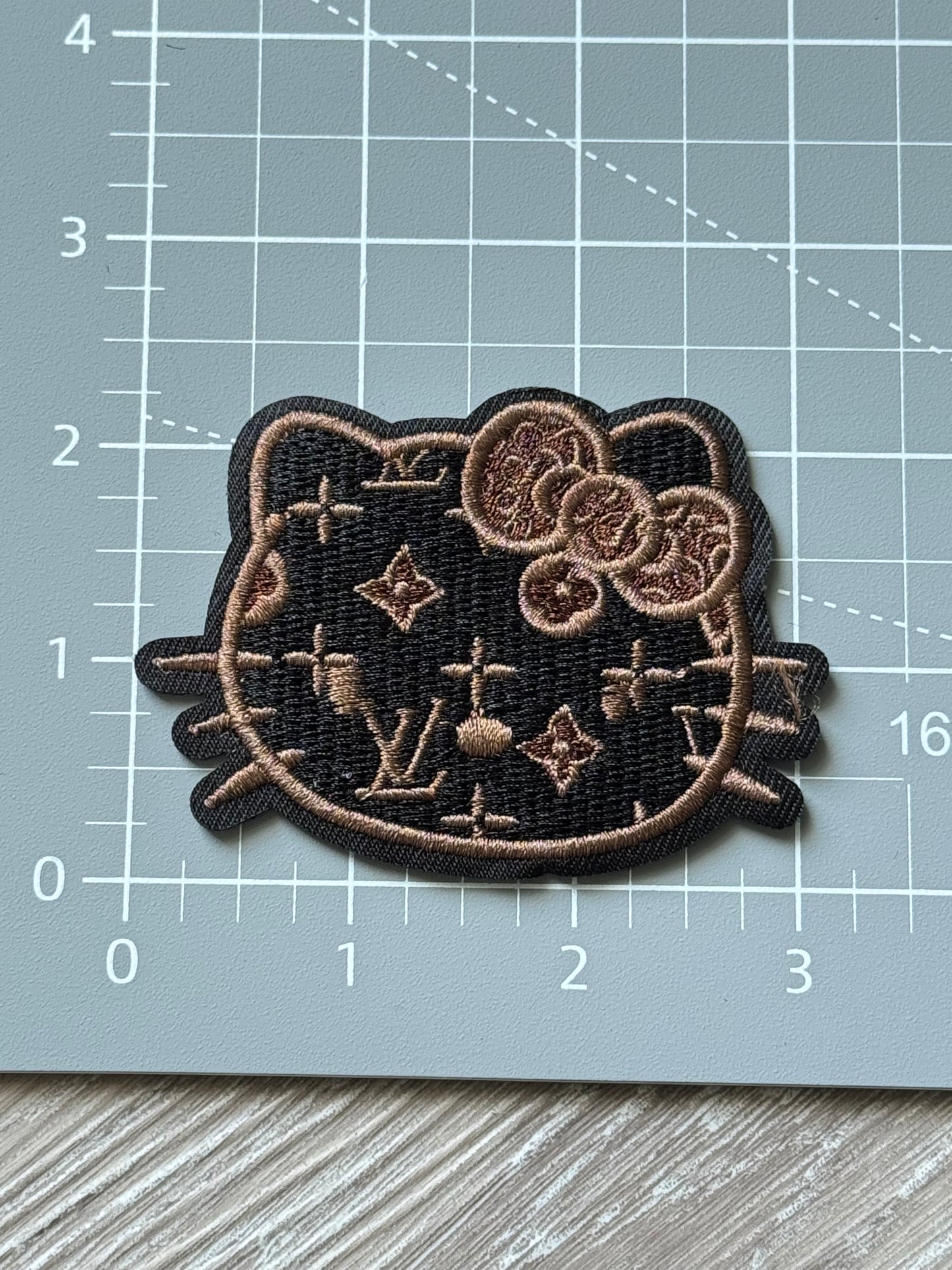 Brown Kitty L Patch