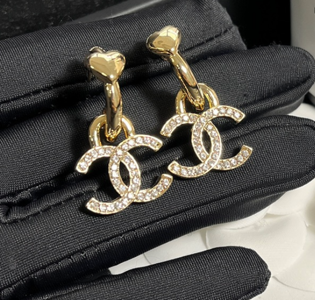 High Quality Luxury Hoop Women's Earrings - Gold