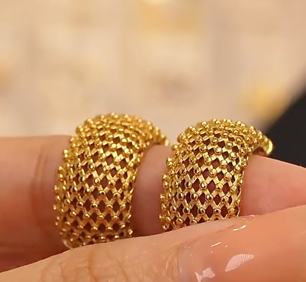 High - Grade Real 18K Gold Plated Women Earring (Waterproof)