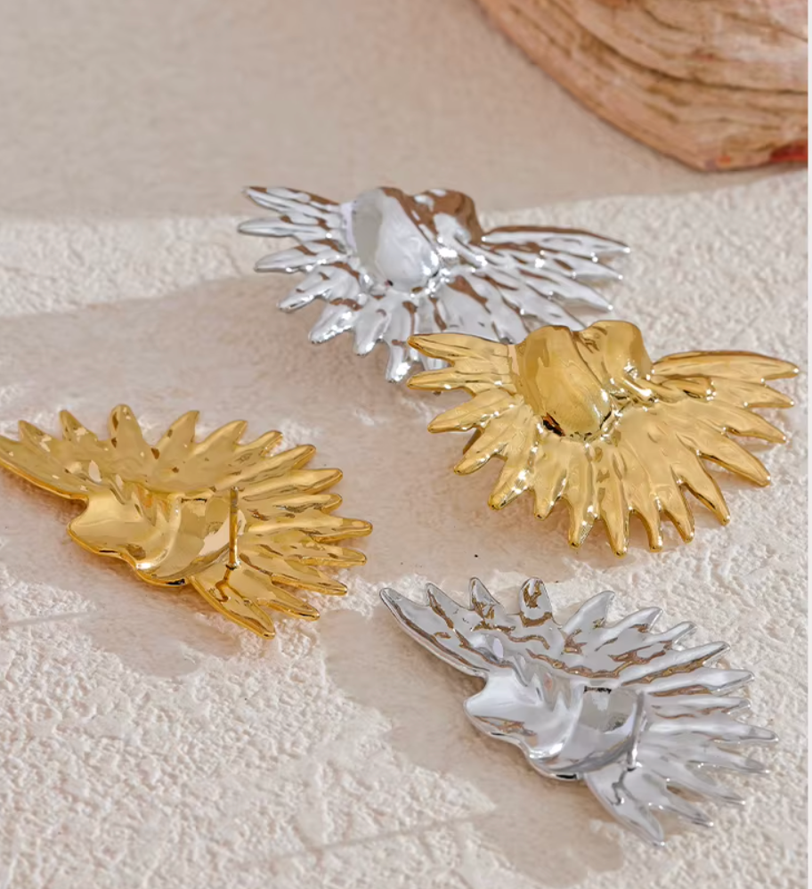 Mayans 18K Gold Plated Earrings