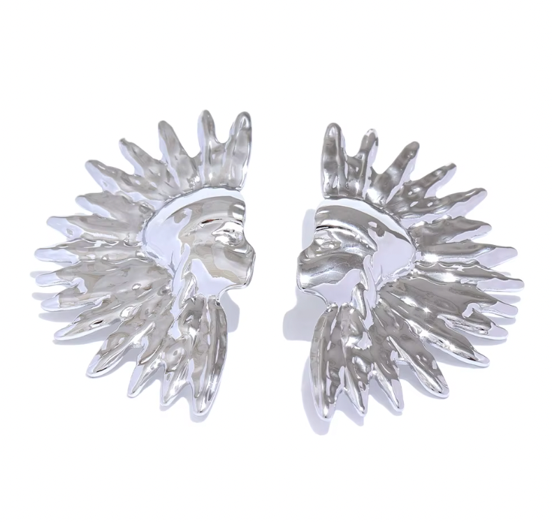 Mayans 18K Gold Plated Earrings