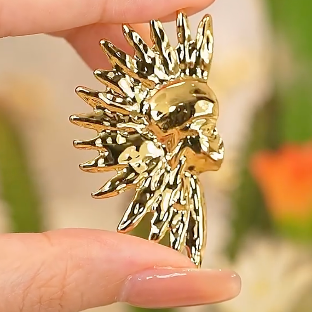 Mayans 18K Gold Plated Earrings