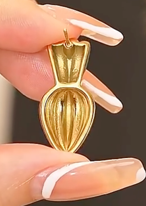 Peas in a Pod 18K Real Gold Plated Earrings