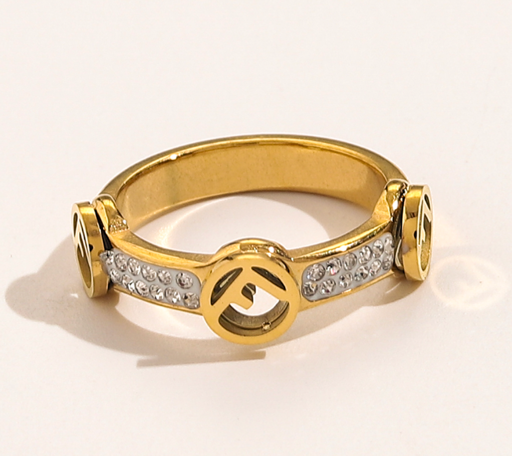 F. High Quality 18K Gold Plated Ring