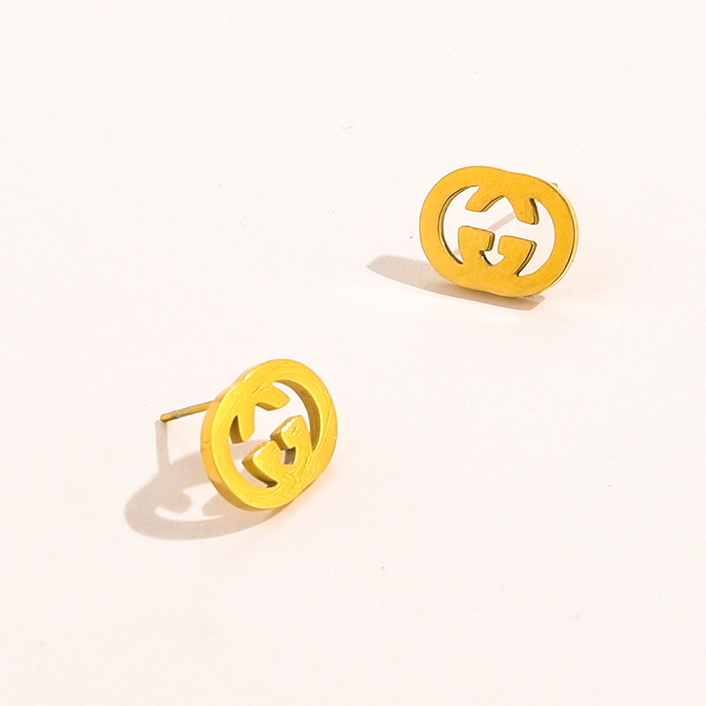 High-End Stainless steel G-brand Earrings