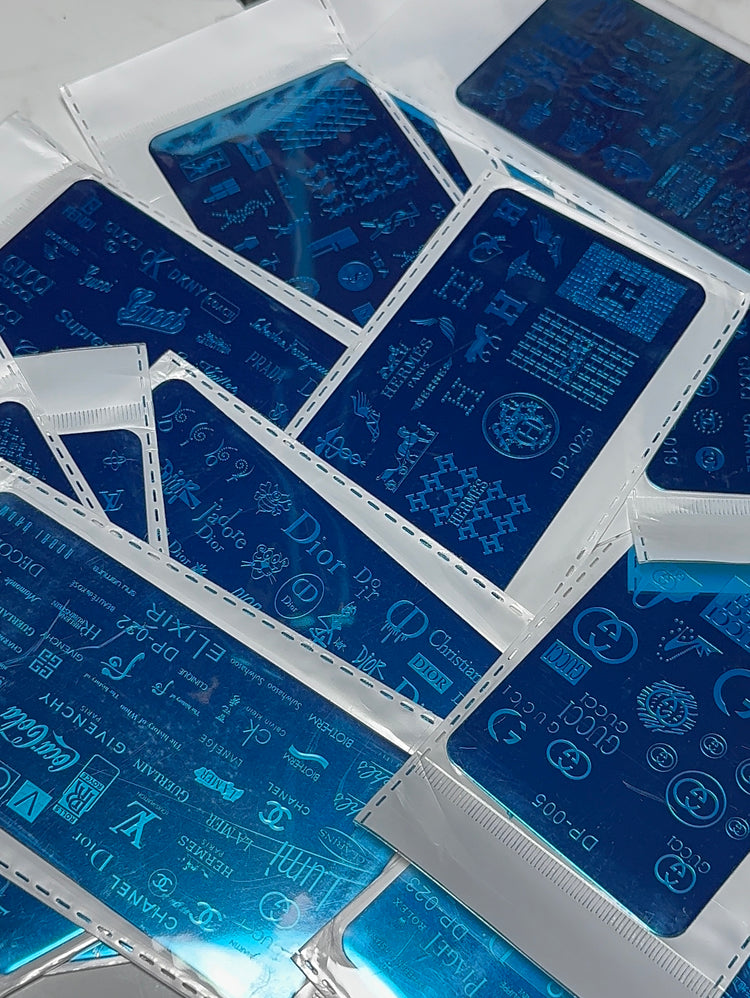 Designer-Inspired Nail Stamping Plates