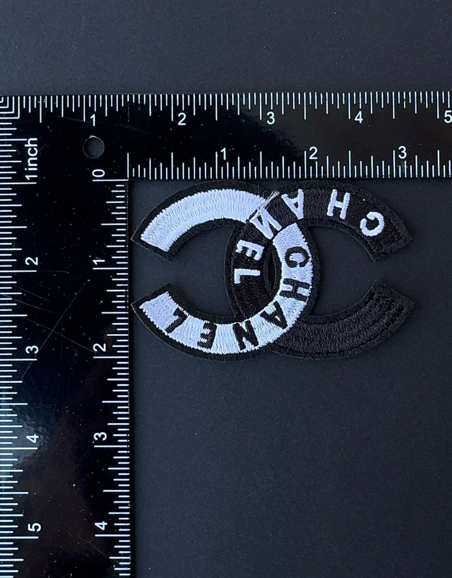 black and white patch