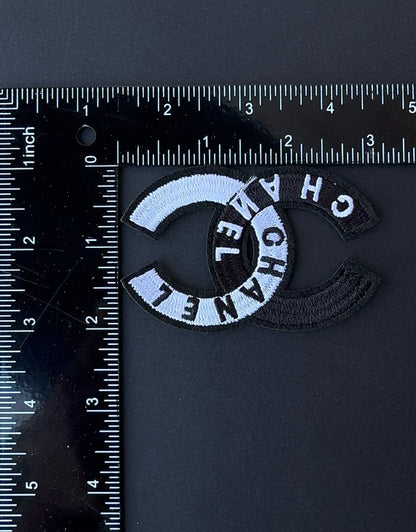 black and white patch