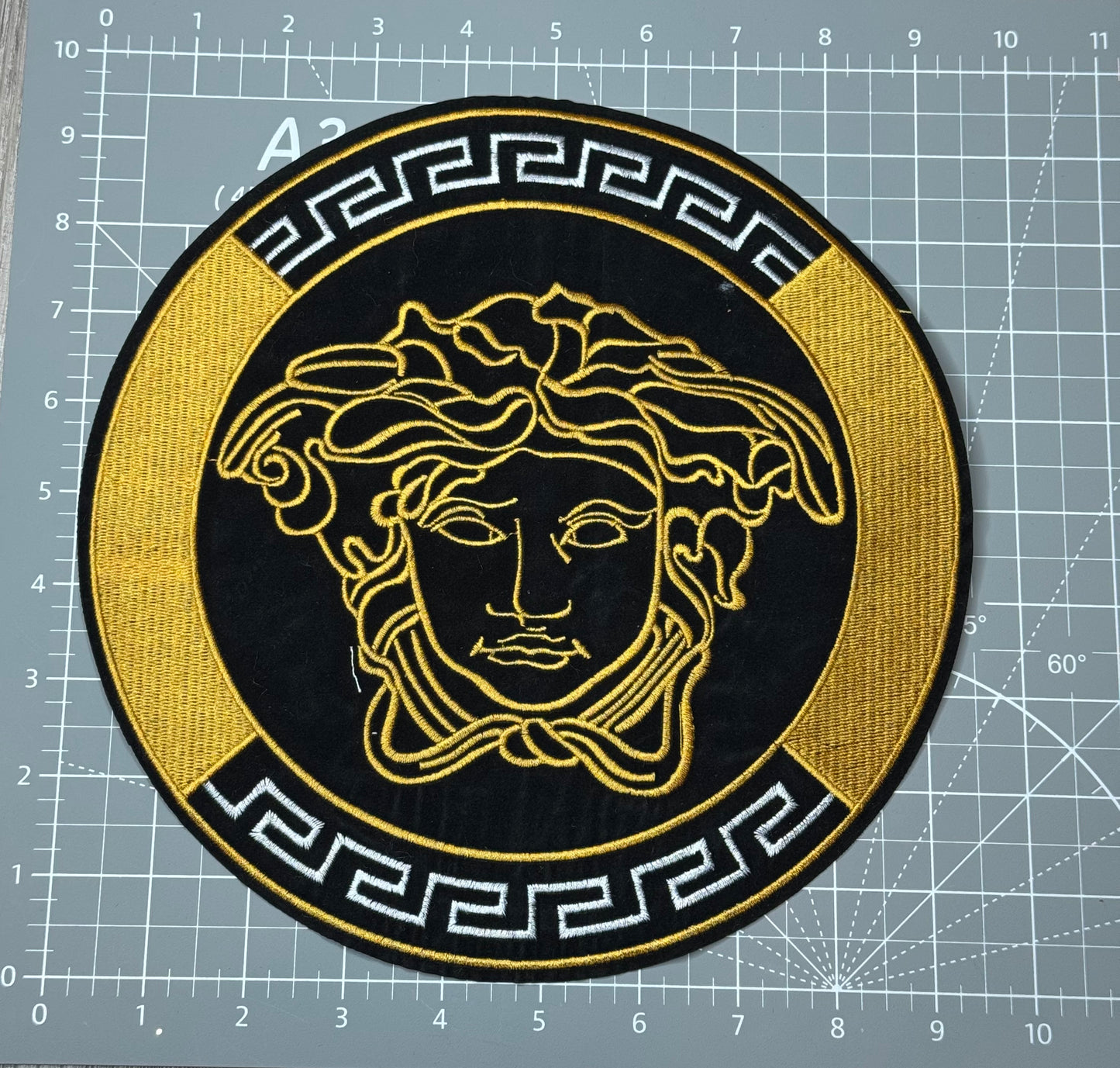 XL suede V patch