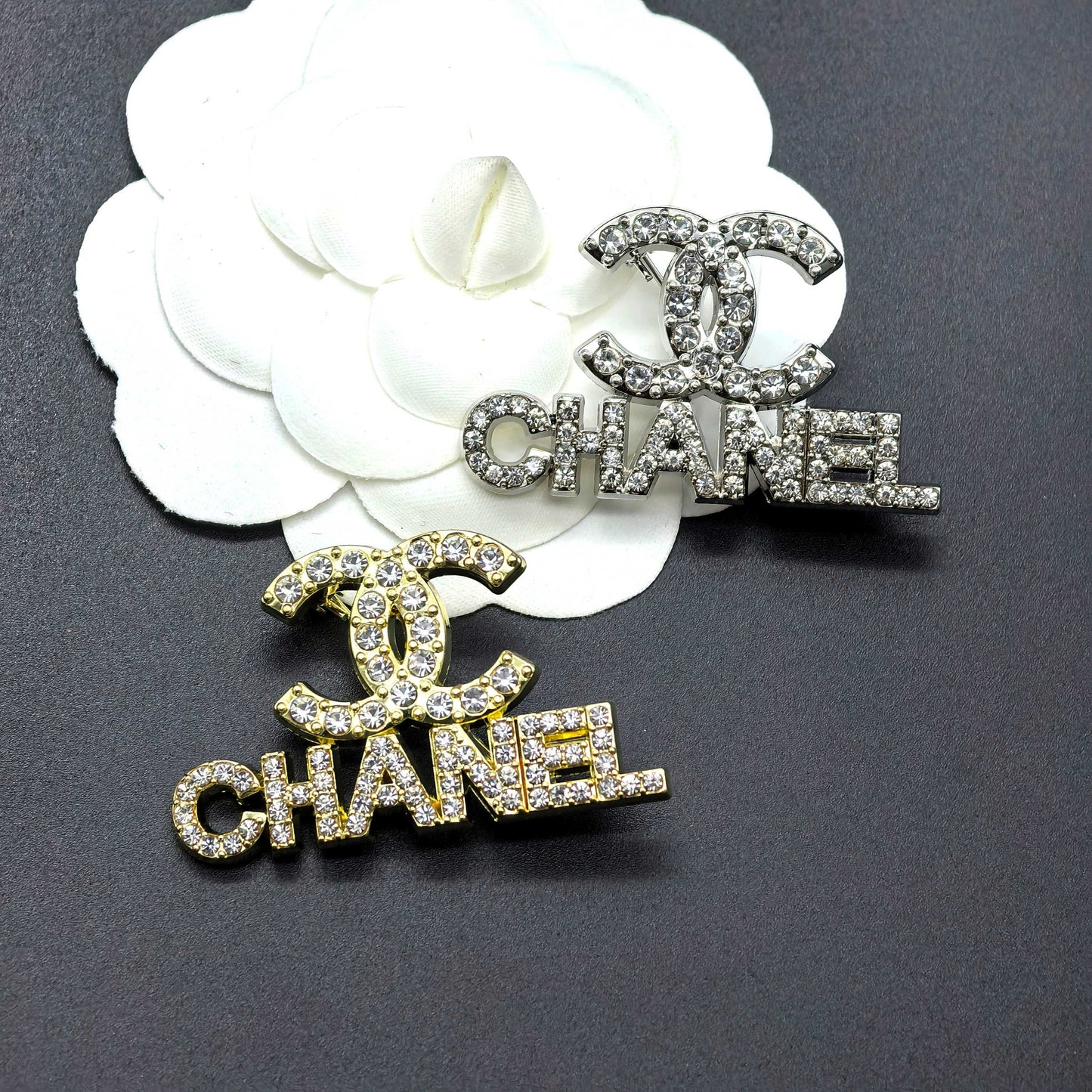 Luxury C.C Gold/Silver Brooch pin