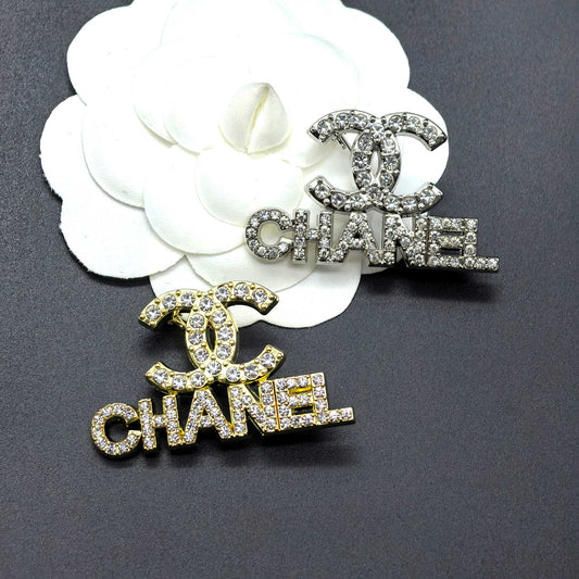 Luxury C.C Gold/Silver Brooch pin